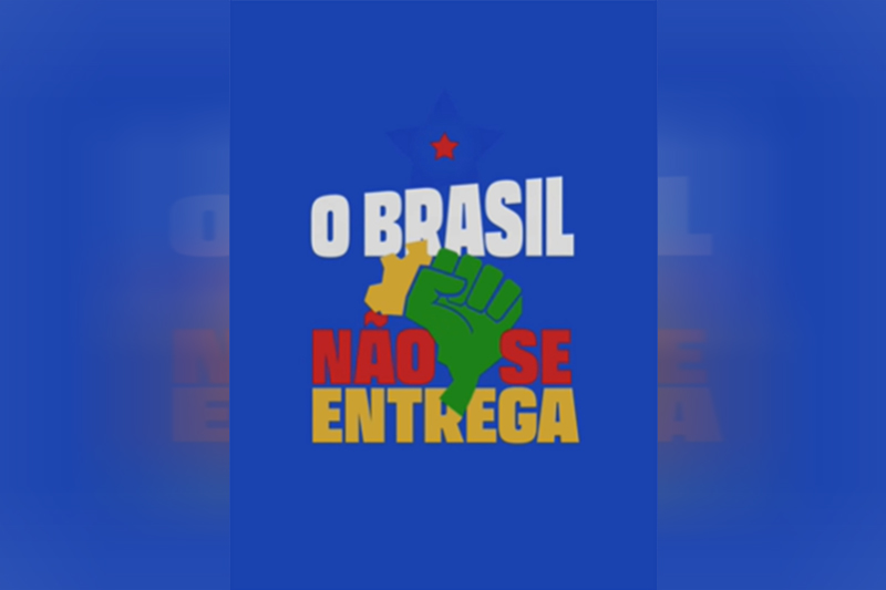 PT lança campanha ‘O Brasil não se entrega’ e associa tarifaço a Flávio Bolsonaro