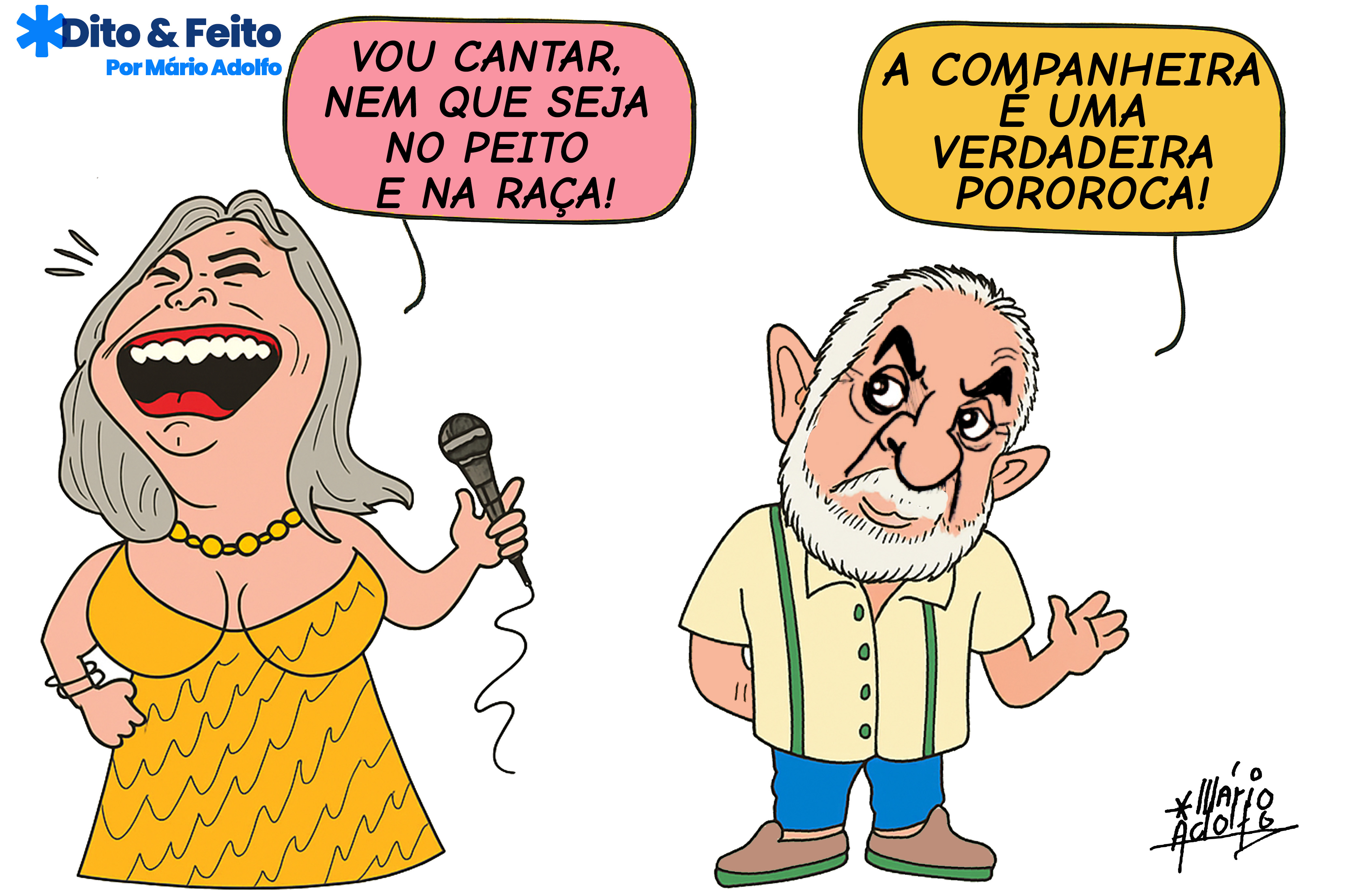 Dito & Feito: A SAIA JUSTA DE LULA COM FAFÁ