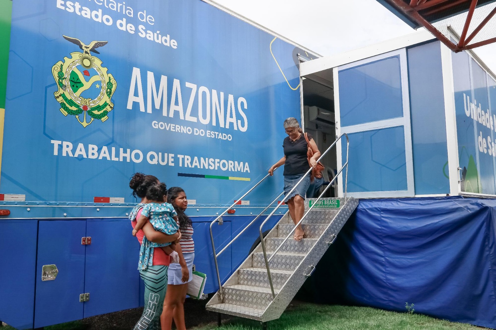 Carretas da Saúde chegam a novos pontos de atendimento em Manaus e Careiro Castanho