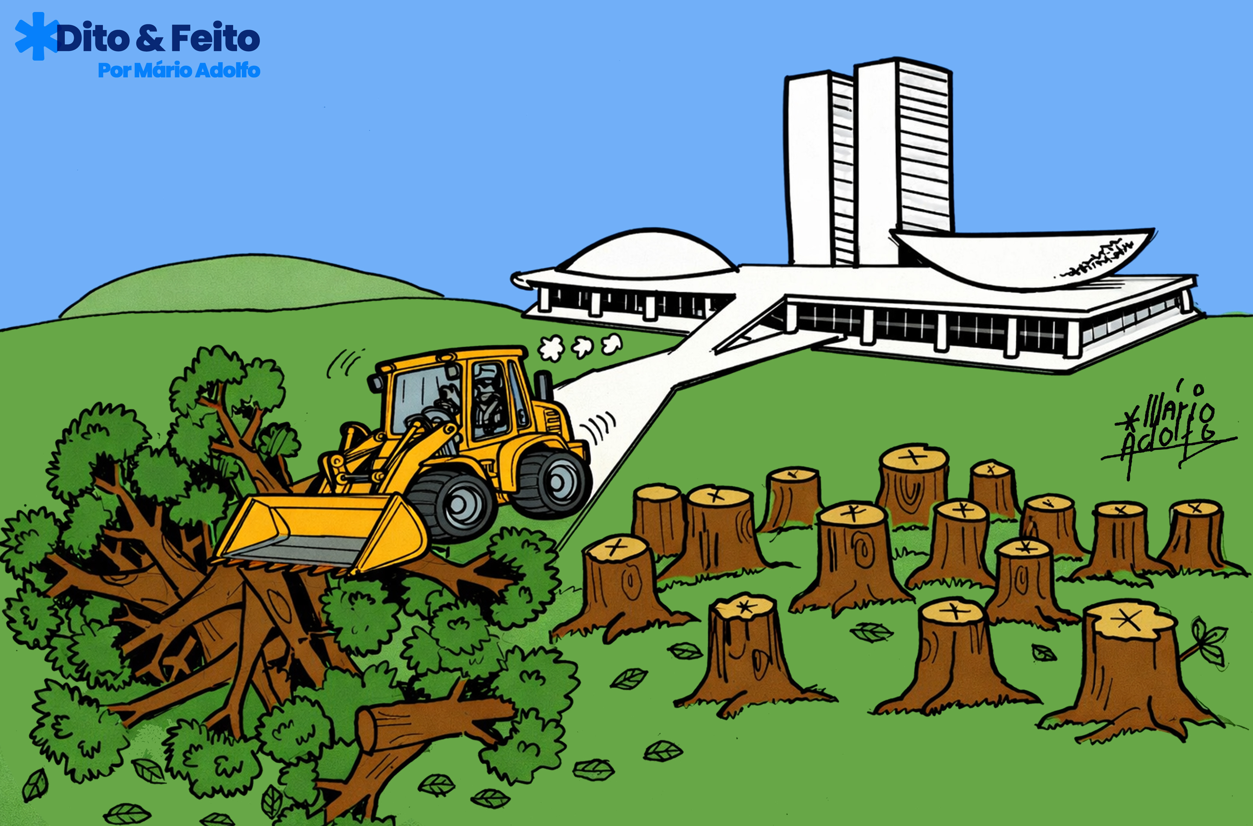 Dito & Feito: PARLAMENTARES FINANCIAM DEVASTAÇÃO – Desmatamento com emendas parlamentares na Amazônia