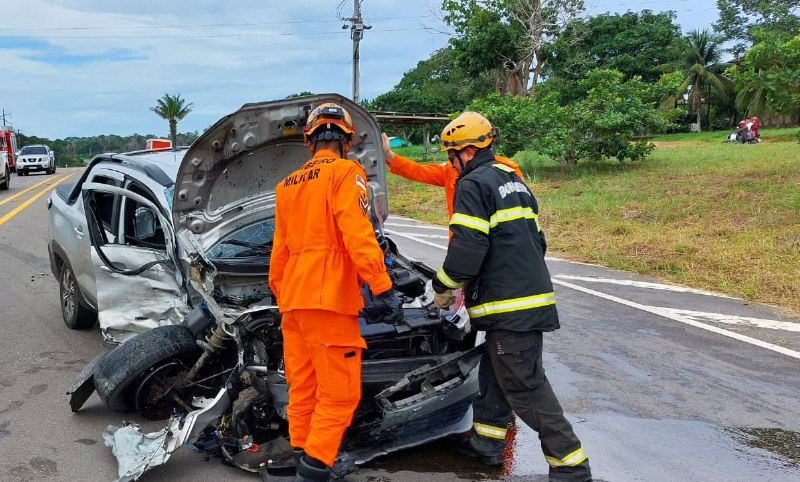 Uma pessoa morre e três ficam feridas em grave acidente na AM-070