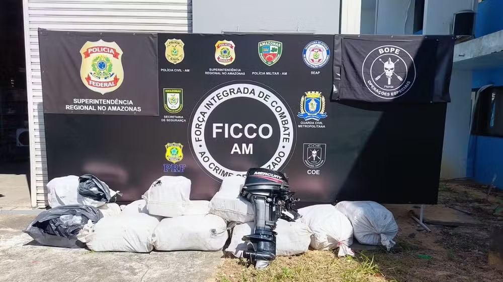Meia tonelada de drogas é apreendida em operação no Rio Negro