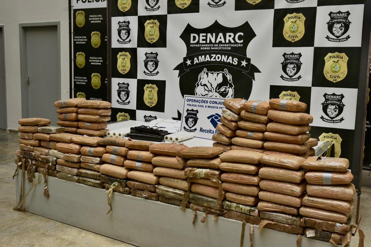 PC-AM apreende mais de 150 quilos de maconha avaliados em R$ 3 milhões