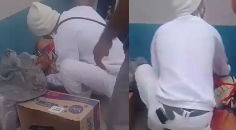 VÍDEO: Mulher é atingida por bala em estacionamento de supermercado