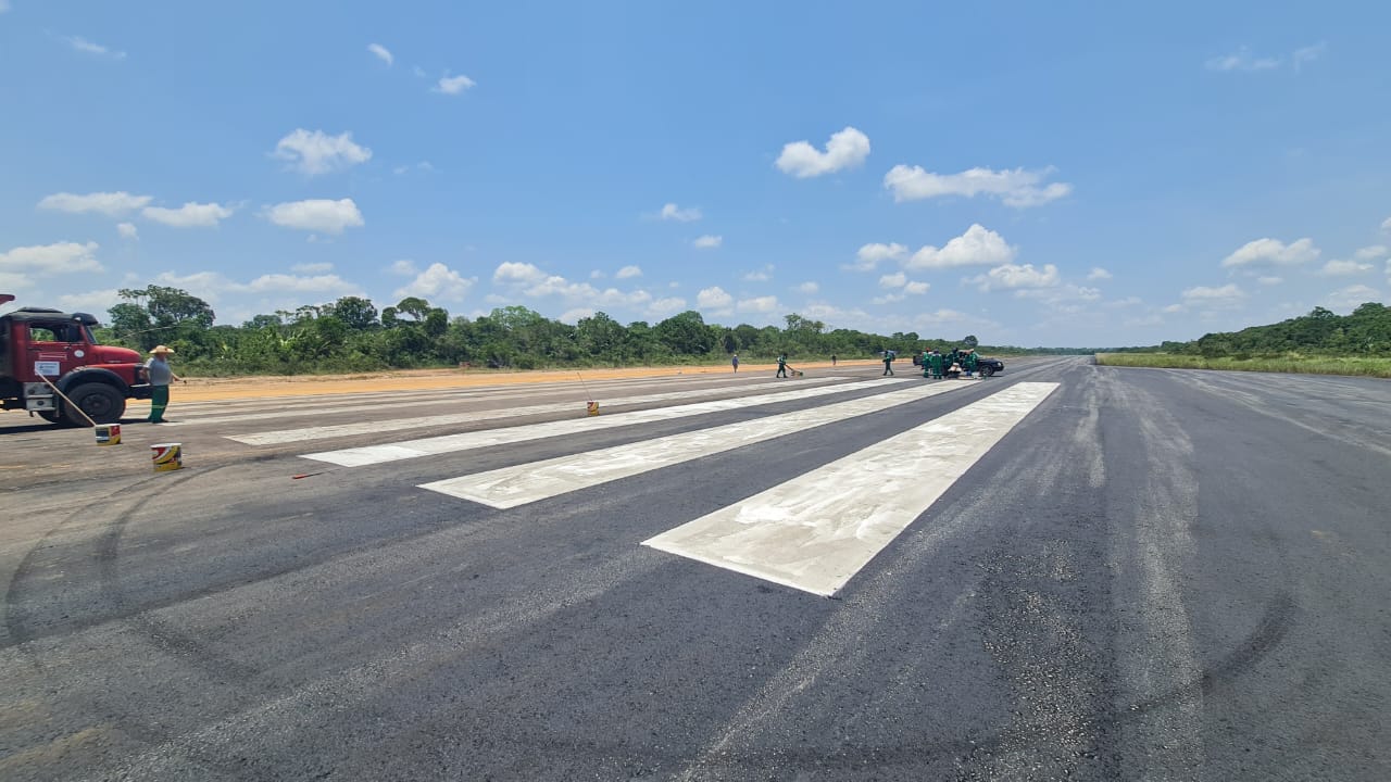 Governo do Amazonas avança com obra de reforma do aeroporto de Barcelos