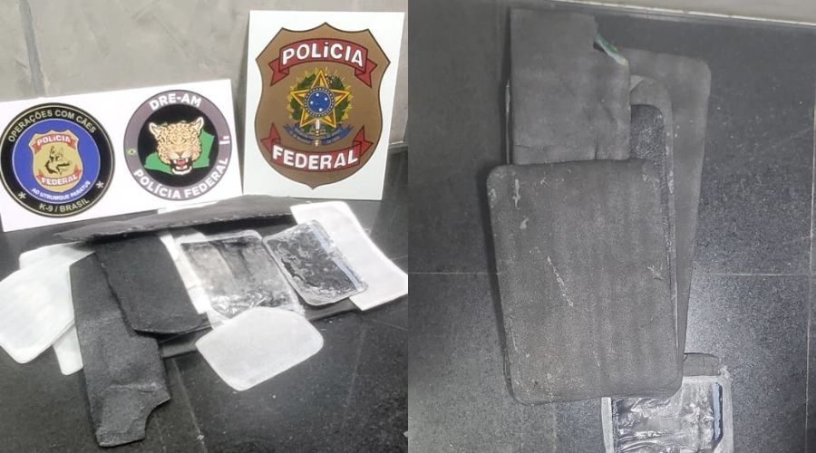 PF apreende mais de 40 kg de drogas com passageiros no  Aeroporto de Manaus
