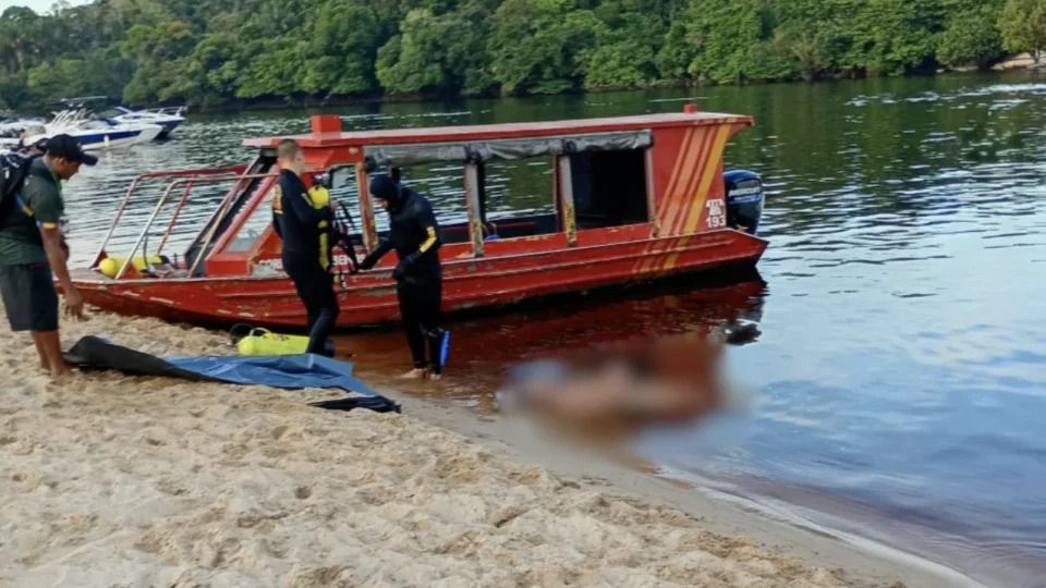 Homem morre atropelado por moto aquática na Praia do Tupé