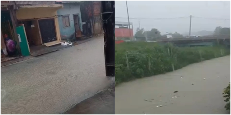 Vídeos: Manaus registra alagamentos e riscos de deslizamento após fortes chuvas