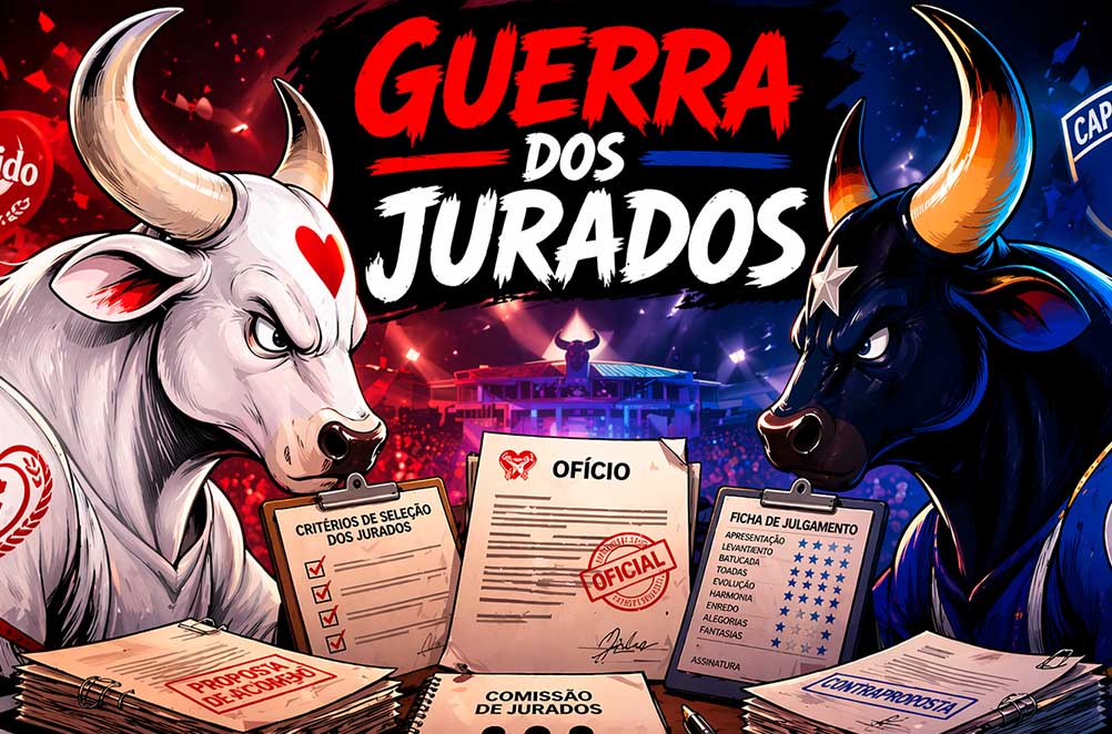 Garantido rejeita proposta apoiada pelo Caprichoso para escolha de jurados do Festival de Parintins 2026