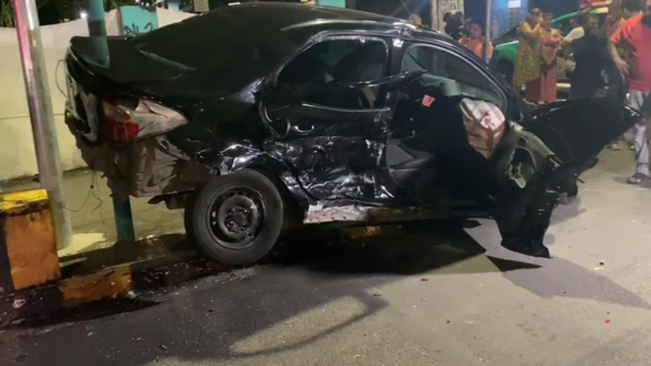 Vídeo: jovem morre em grave acidente de trânsito no Centro de Manaus