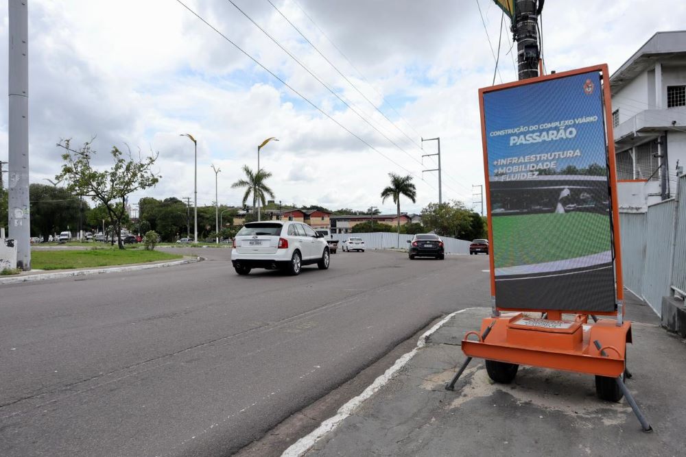Avenida Coronel Teixeira terá nova interdição para obras do complexo viário ‘Passarão’