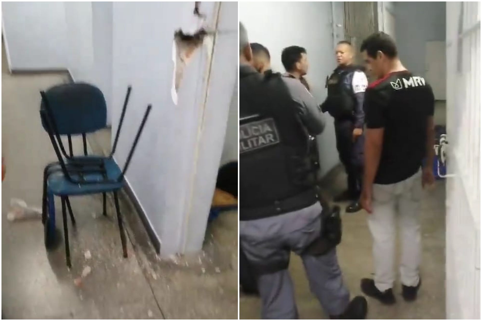Vídeo: detento depreda delegacia na zona Norte de Manaus