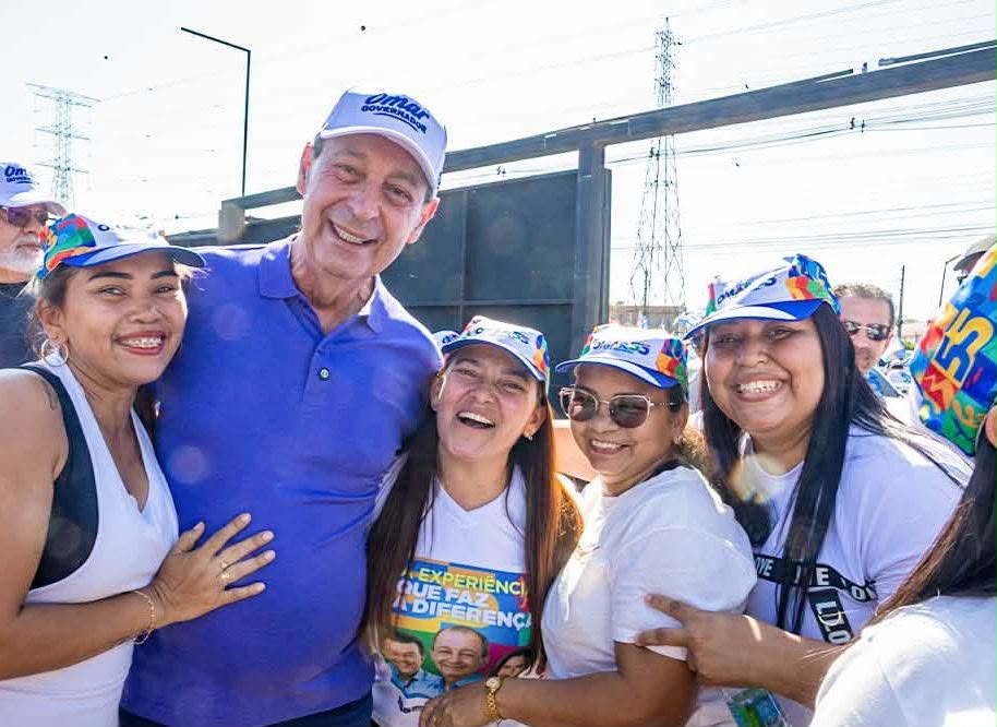 Em dois dias consecutivos, institutos nacionais confirmam Omar na liderança da disputa pelo Governo do Amazonas