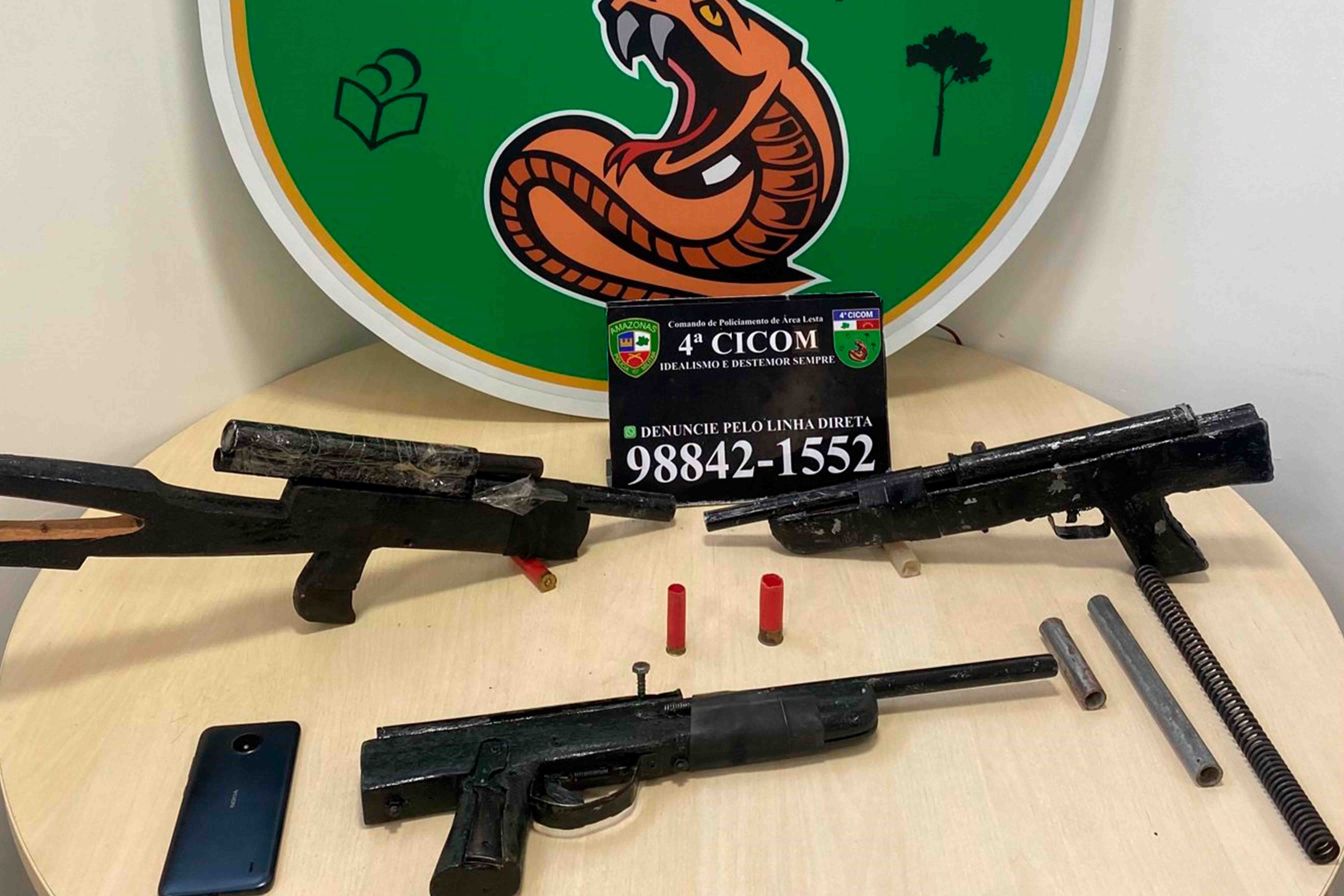 PM do Amazonas prende homem que fabricava armas para o crime organizado