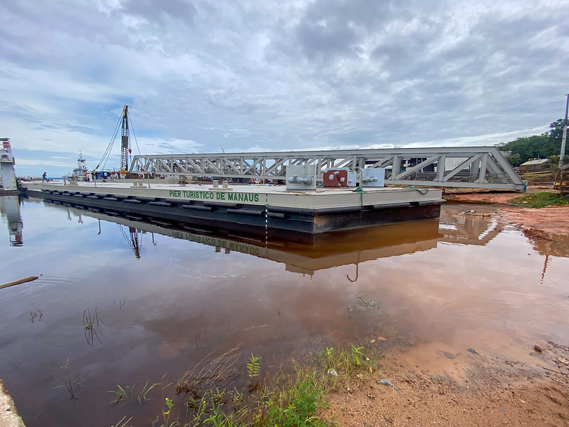 Píer Turístico de Manaus será inaugurado no dia 9 de junho