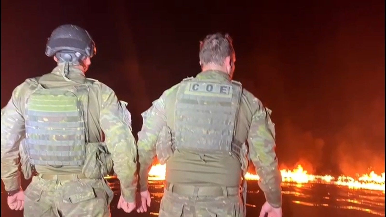 Mais de 900 quilos de maconha e fuzil são apreendidos no Rio Solimões