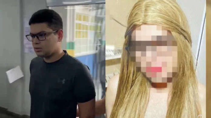 Vídeo: Universitário que se fantasiava de “As branquelas” é preso por armazenar pornografia infantil em Manaus