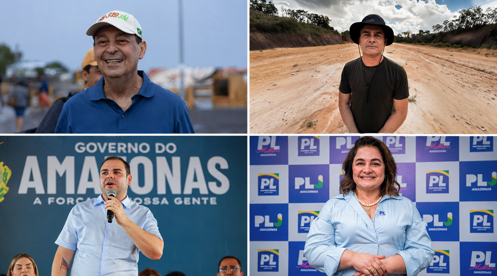 Direto ao Ponto Pesquisas: Omar tem 28%, David 21%, Cidade 20% e Maria do Carmo 19%