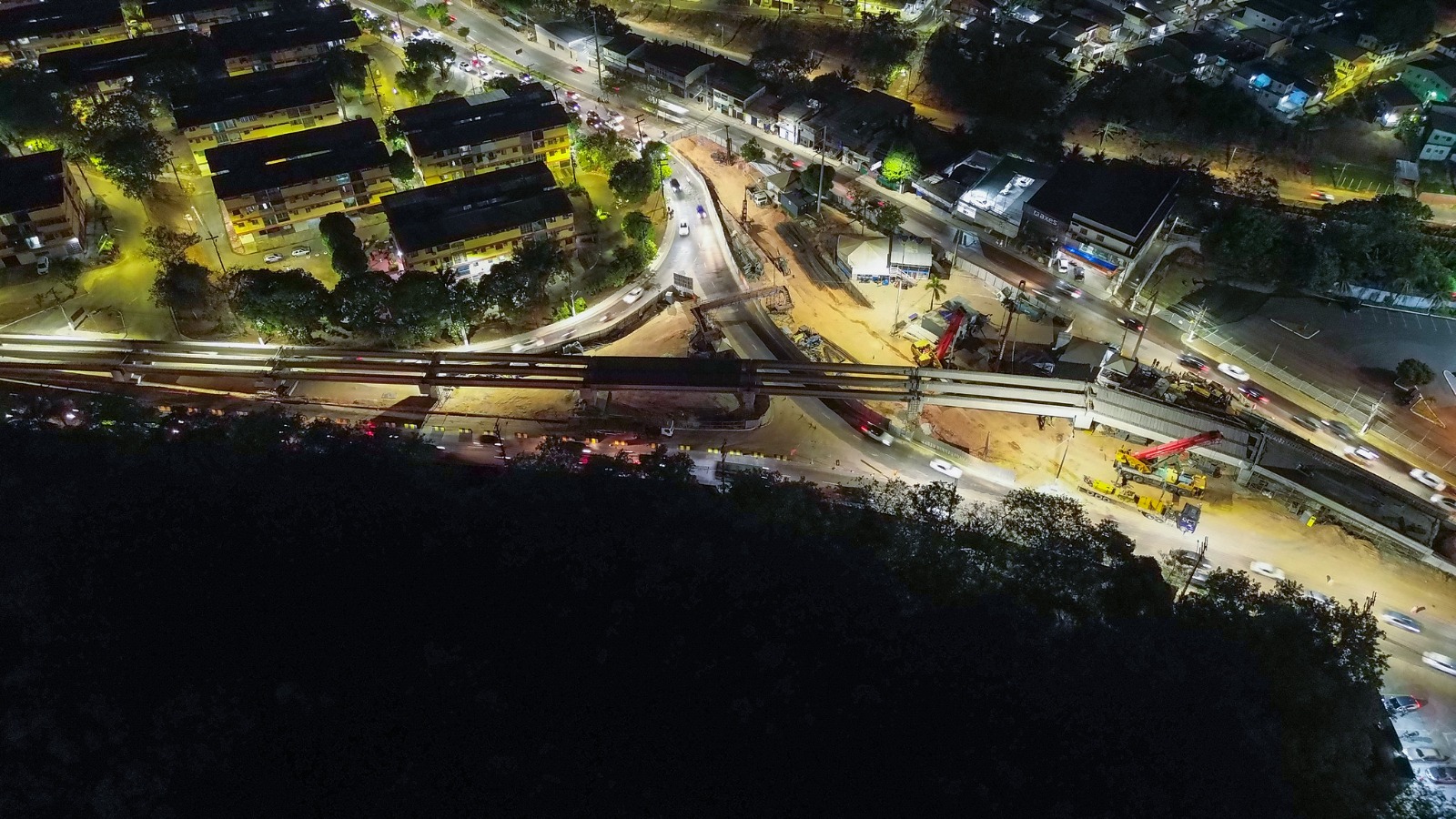 Prefeitura de Manaus conclui instalação das vigas no Complexo Viário Passarão