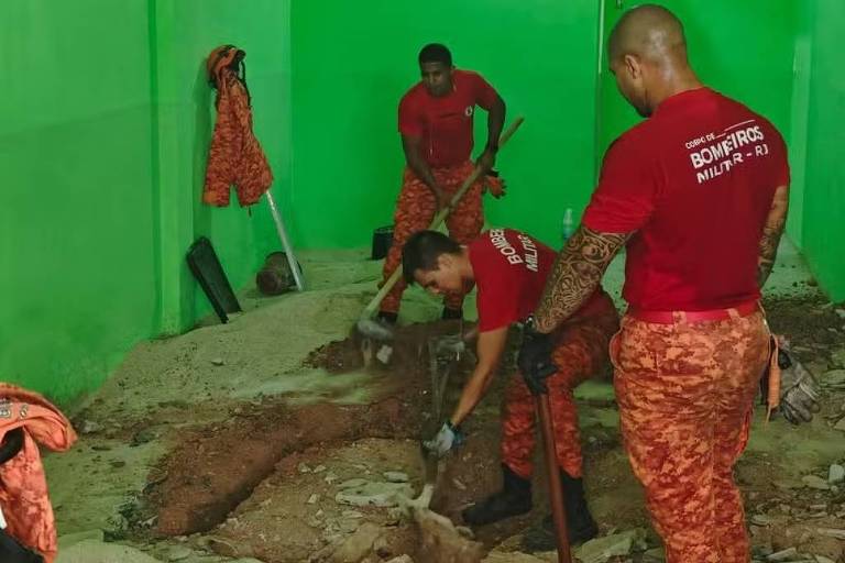 Homem é preso no RJ após confessar ter assassinado esposa e concretado corpo no chão de loja