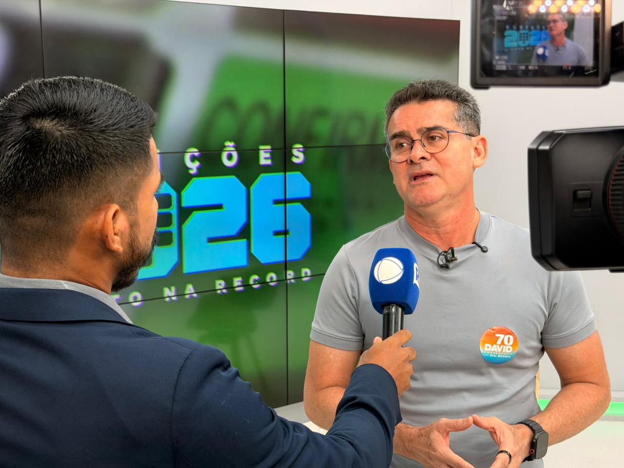 “O crime é forte quando o governo é fraco”, afirma David Almeida