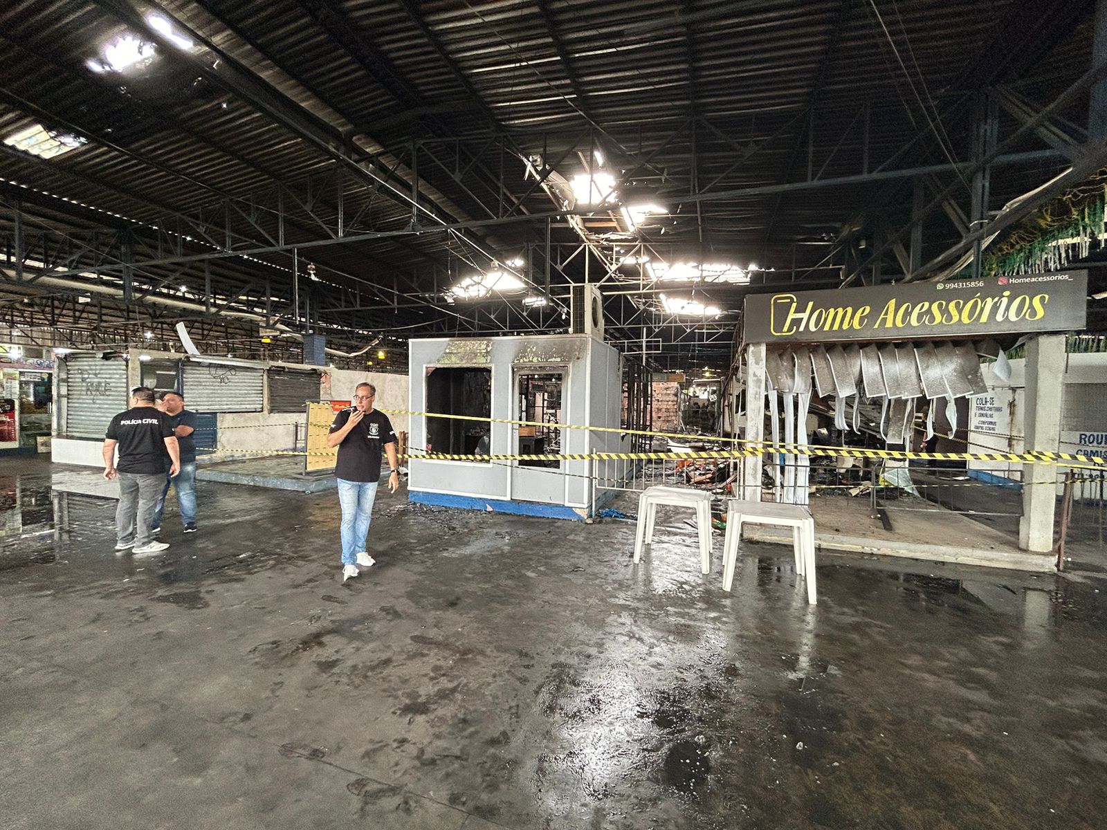 Prefeito antecipa reforma da feira municipal do Santo Antônio após incêndio