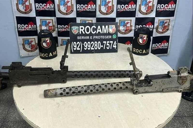 STJ nega liberdade provisória a PM preso com metralhadoras de guerra em Manaus