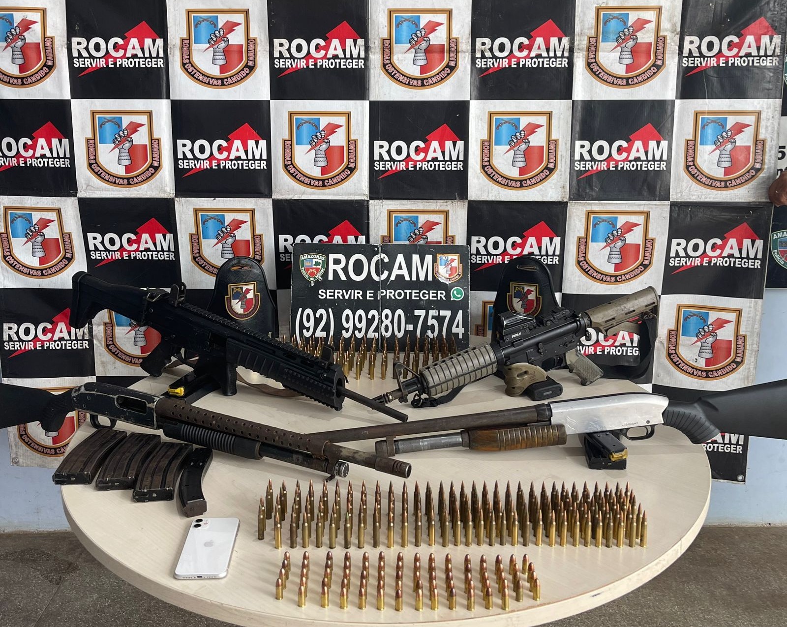 Apreensão de arma de fogo aumenta de 217,8% no Amazonas, aponta MJSP