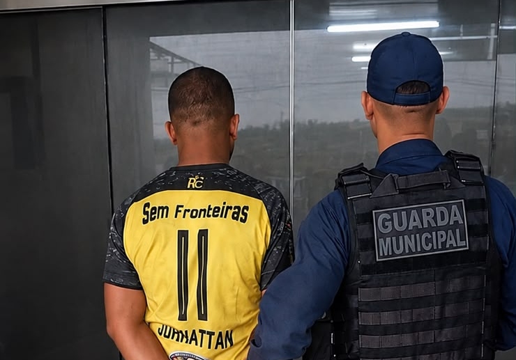 Foragido é preso durante patrulhamento da Guarda Munciipal no Centro de Manaus