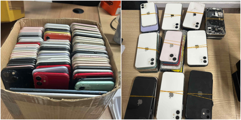 Donos de assistência técnica são presos por receptação de 224 celulares roubados