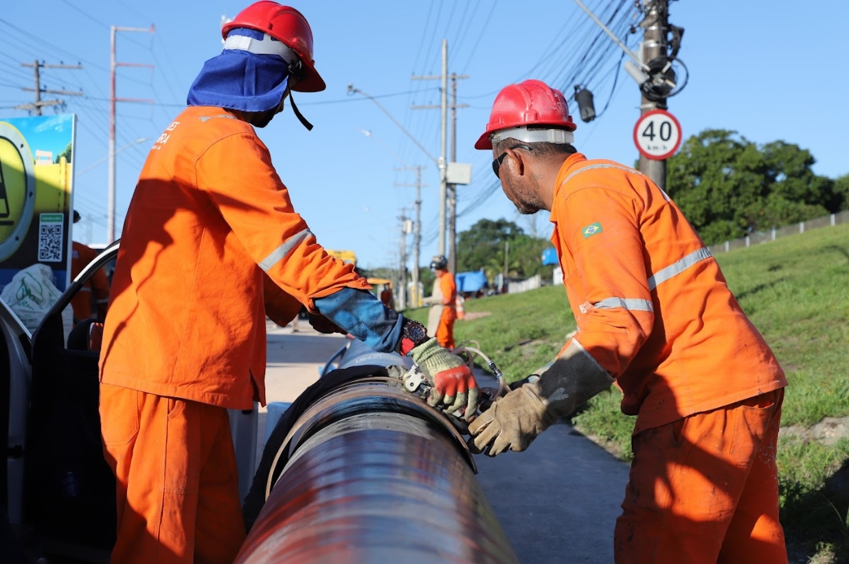 Obras da Cigás chegam ao bairro Cidade de Deus na zona norte de Manaus