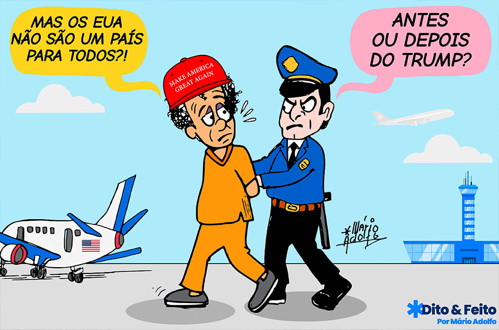 Dito & Feito - Brasileiros deportados por Trump relatam até tortura