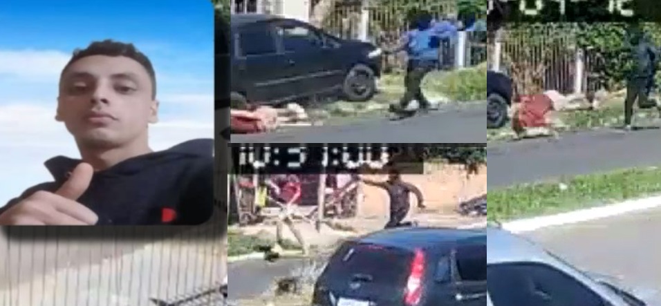 Vídeo forte: 'Peixe' é perseguido e morto por rivais do tráfico no meio da rua