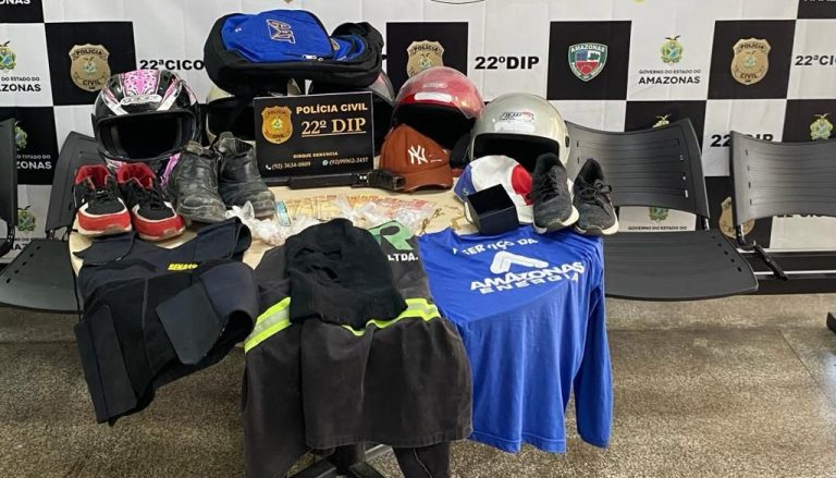 Dupla é presa e adolescente apreendido por roubar escola de idiomas em Manaus