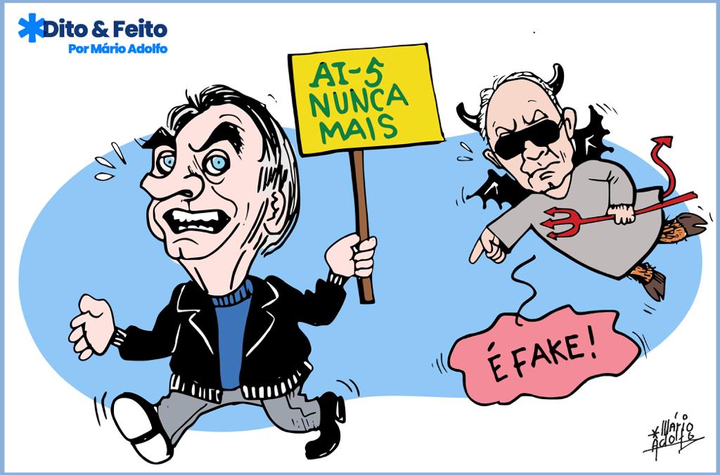 Dito & Feito: AÍ MENTE!