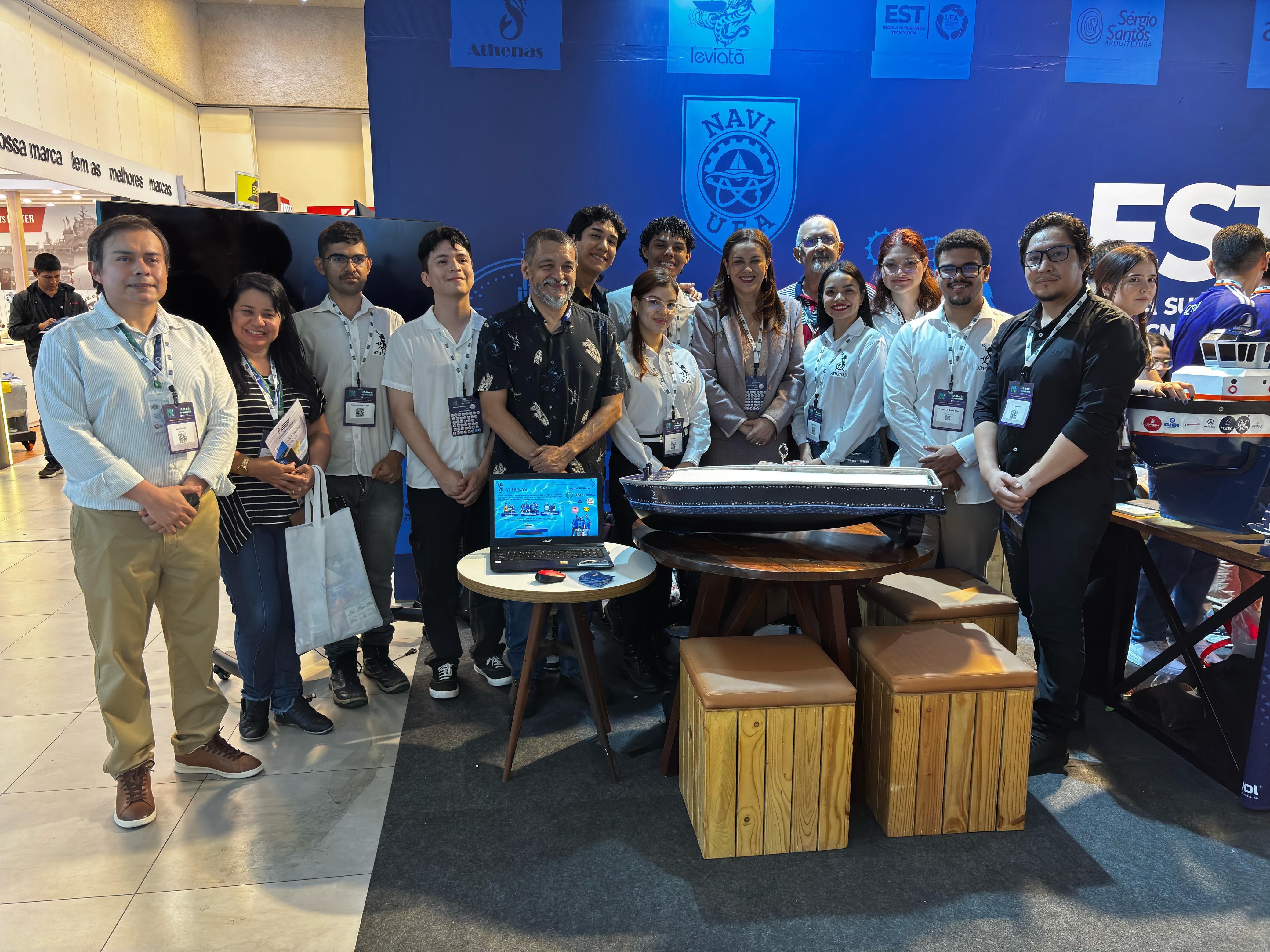 Projetos da Engenharia Naval da UEA ganham destaque na maior feira fluvial da América Latina