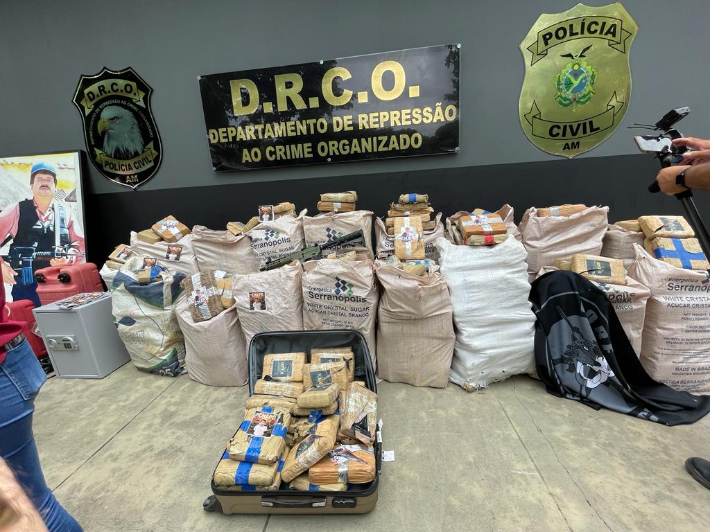 PC-AM apreende mais de 7 toneladas de drogas no 1º semestre deste ano