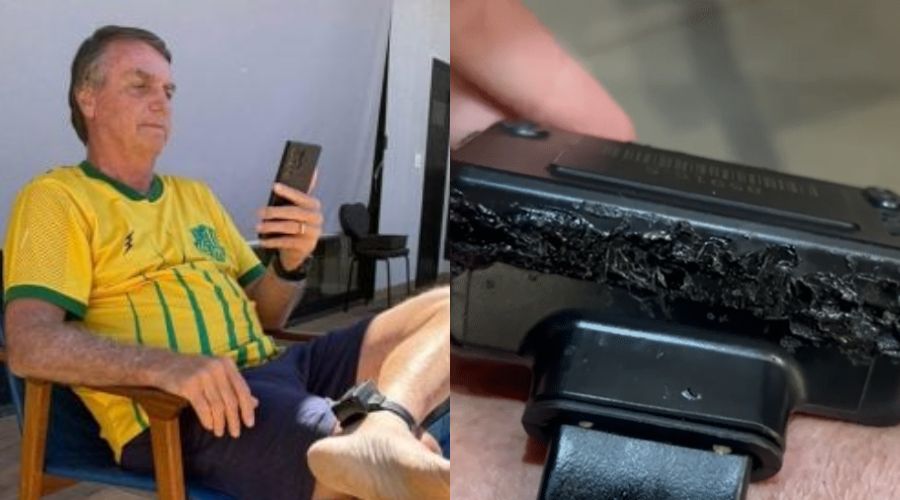 Vídeo: Bolsonaro admitiu ter usado solda para tentar romper tornozeleira