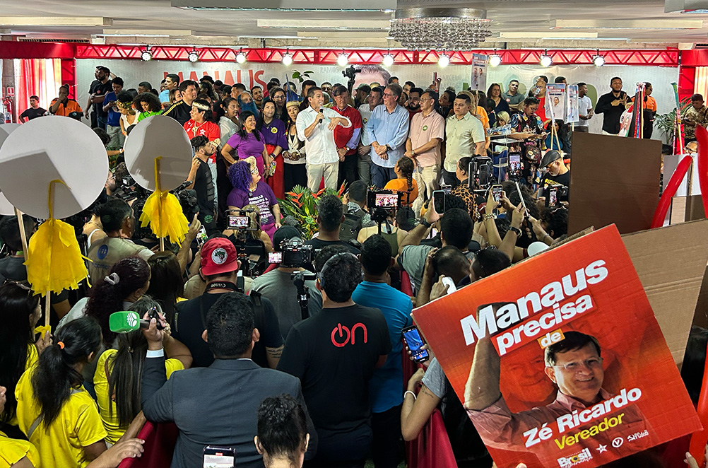 Marcelo anuncia Luiz Castro como vice e tem a maior coligação para prefeito de Manaus