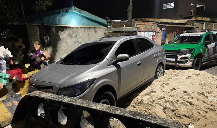 Vídeo: Perseguição termina em tiroteio e com criminoso atingido no Jorge Texas