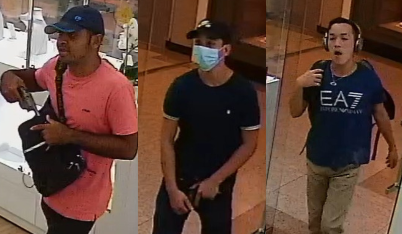 Homens são procurados por assalto a joalheria em shopping de Manaus