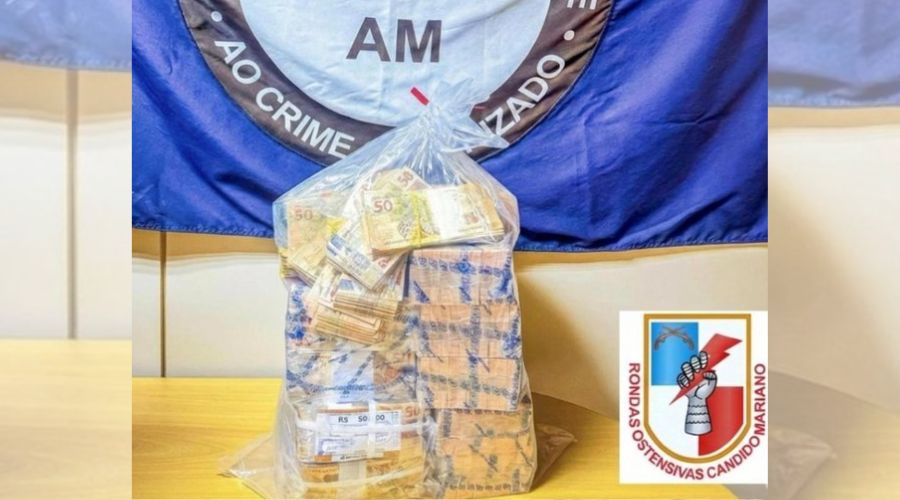 Suspeito de lavagem de dinheiro é preso ao sacar R$ 800 mil em banco no Centro de Manaus