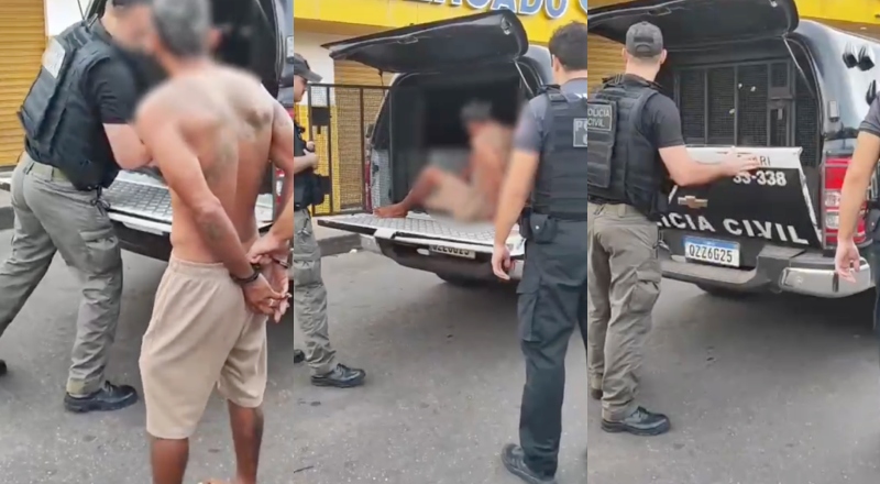 Vídeo: Homem é preso em Coari suspeito de agredir mulher grávida e causar morte do feto