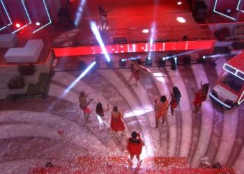 Toada do Boi Garantido, 'Isa A Bella', toca em festa do BBB Isabelle evolui como na arena