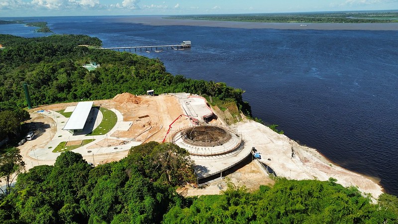 Obra do parque Encontro das Águas avança com novas frentes de trabalho