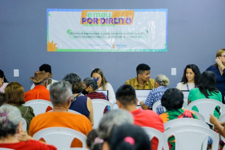 Prefeitura leva atendimento às vítimas de descontos do INSS para zona Leste de Manaus