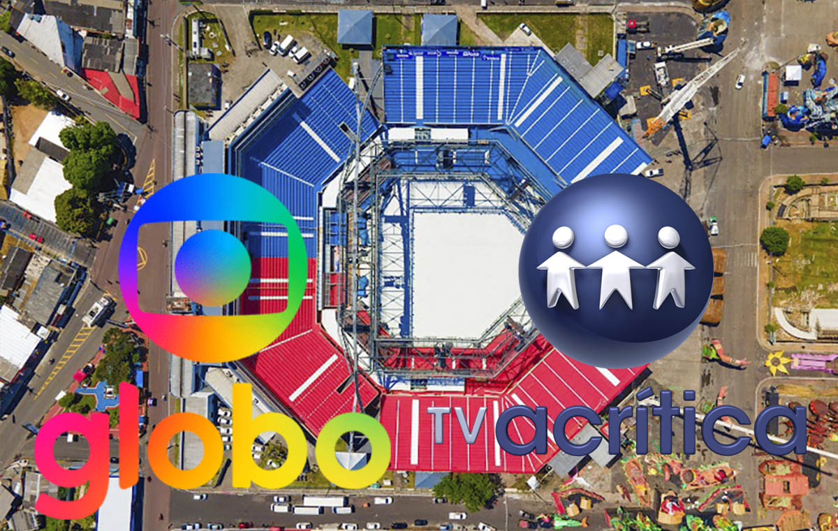 TV Globo e A Crítica disputam espaço no Bumbódromo de Parintins