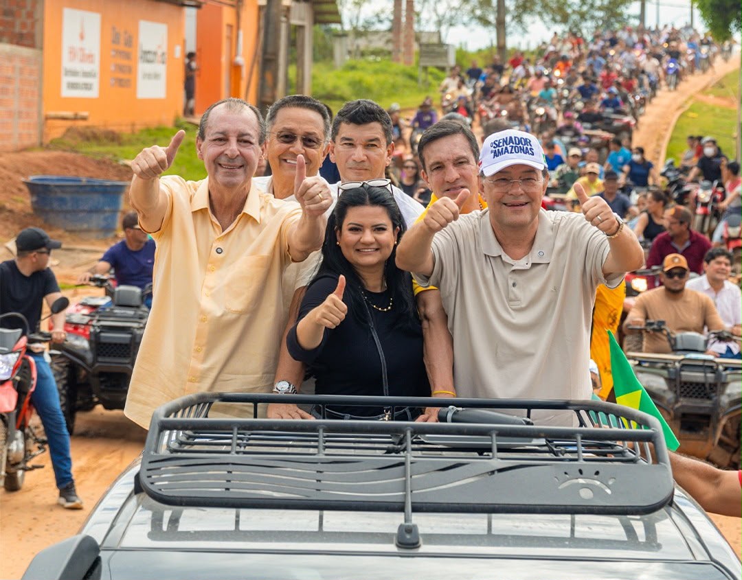 Com liderança nas pesquisas, Omar e Braga reforçam presença política no interior para consolidar bases