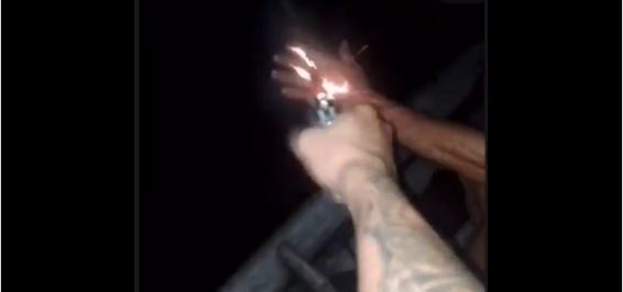 Vídeo: suspeito de assalto é  punido com tiro nas mãos no AM
