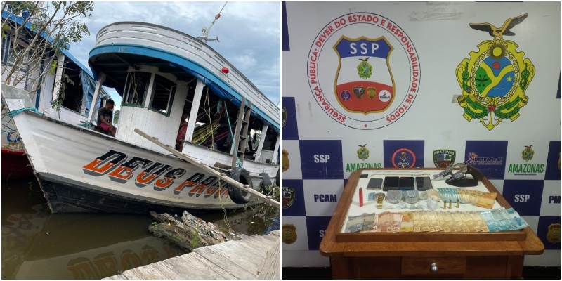 Grupo usava embarcação para vender drogas em Coari